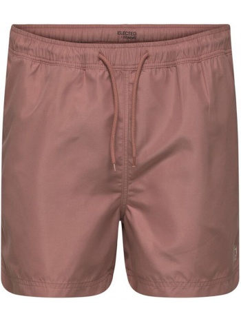 ανδρικό ροζ basic swim shorts/ash rose selected homme σε προσφορά
