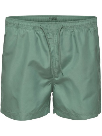 ανδρικό πράσινο basic swim shorts/granite green selected σε προσφορά