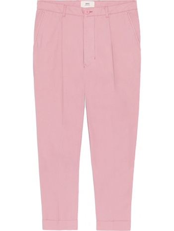 ανδρικό ροζ carrot oversize trousers/pink ami paris σε προσφορά