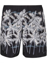ανδρικό μαύρο all over palms swimshorts palm angels