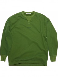 ανδρικό πράσινο crew neck sweat shirt/green acne studios
