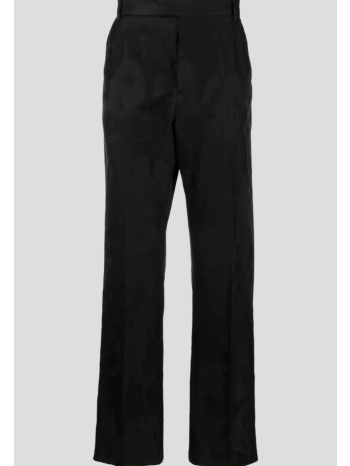 ανδρικό μαύρο jacquard tailored trousers alexander mcqueen