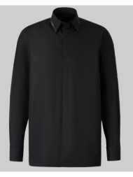ανδρικό μαύρο logo detail shirt in black givenchy
