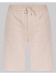 ανδρικό μπεζ beige cotton shorts saint laurent