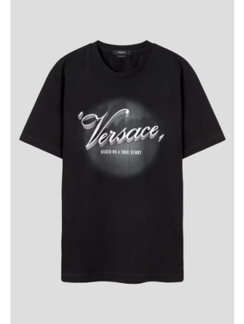 ανδρικό μαύρο film titles t-shirt versace σε προσφορά