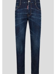 ανδρικό 470 dark clean wash skater jeans dsquared