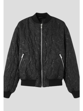 ανδρικό μαύρο baroque cloquet bomber jacket versace σε προσφορά