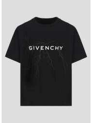 ανδρικό μαύρο cotton boxy-fit t-shirt givenchy