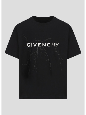 ανδρικό μαύρο cotton boxy-fit t-shirt givenchy