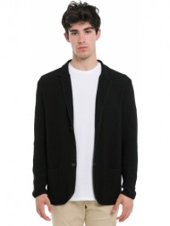 ανδρικό μαύρο night black fitted jacket 39masq