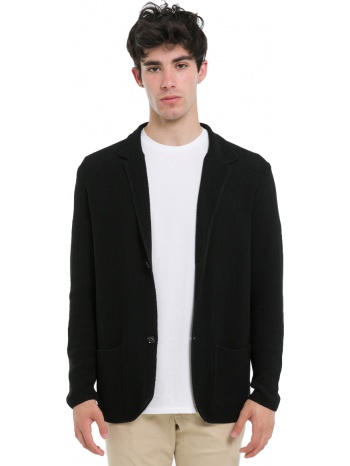 ανδρικό μαύρο night black fitted jacket 39masq σε προσφορά