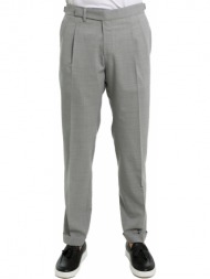 ανδρικό γκρι ice grey fitted trousers briglia