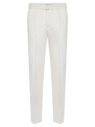 ανδρικό λευκό avend trousers with belt drykorn