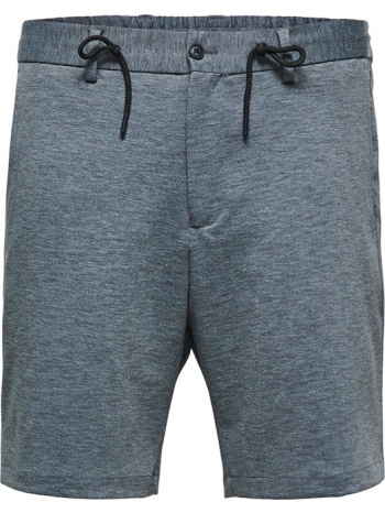 ανδρικό γκρι drawstring melange grey shorts selected homme σε προσφορά