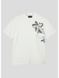 ανδρικό λευκό graphic t-shirt in white y-3