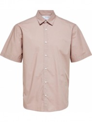 ανδρικό ροζ fawn short sleeved shirt selected homme