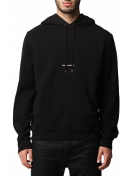 ανδρικό μαύρο logo print sweatshirt/black saint laurent