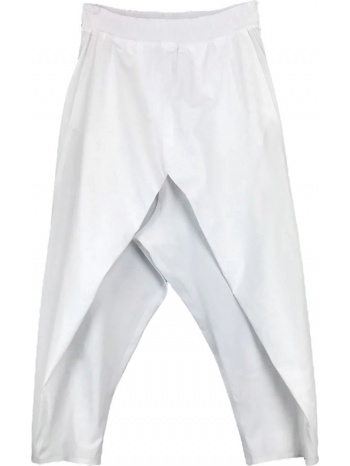 ανδρικό λευκό popeline tulip trousers/white barbara alan σε προσφορά