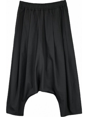 ανδρικό μαύρο popeline pleated trousers barbara alan σε προσφορά