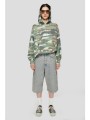 ανδρικό μπλε monogram denim shorts acne studios