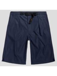 ανδρικό μπλε pleated chino belt shorts g-star