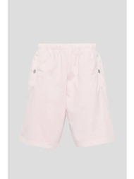 ανδρικό ροζ cotton track shorts stone island