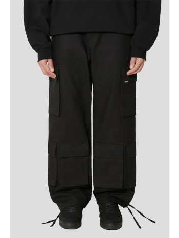 ανδρικό μαύρο baggy cargo pants in black represent