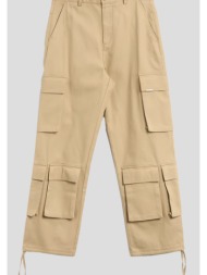ανδρικό μπεζ baggy cargo pants in beige represent