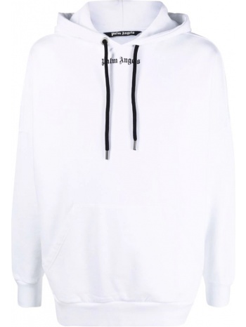 ανδρικό λευκό classic white logo hoodie palm angels σε προσφορά
