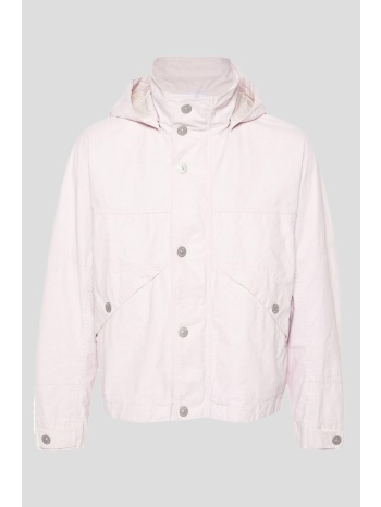 ανδρικό ροζ linen hooded jacket stone island
