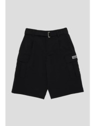 ανδρικό μαύρο cargo tailored shorts in black kenzo