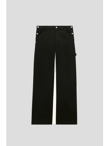 ανδρικό μαύρο denim baggy pants with strap courrèges σε προσφορά