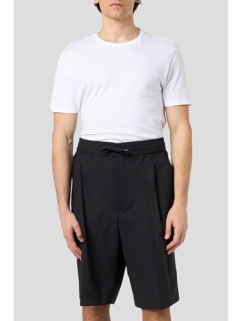 ανδρικό μαύρο wool short pants in black hugo σε προσφορά