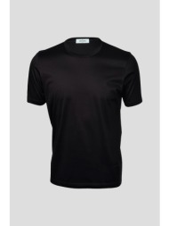 ανδρικό round neck t-shirt in black gran sasso