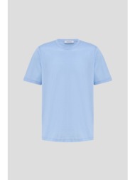 ανδρικό round neck t-shirt in blue gran sasso