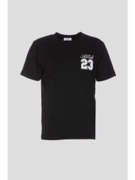 ανδρικό slim t-shirt with logo 23 in black off-white