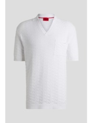 ανδρικό knitted jacquard shirt hugo