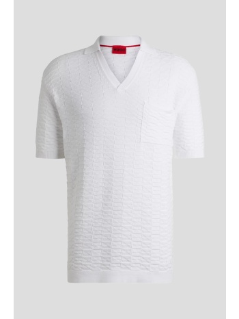 ανδρικό knitted jacquard shirt hugo σε προσφορά