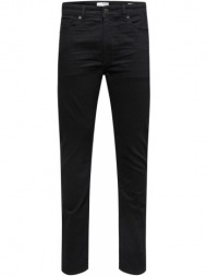 ανδρικό μαύρο black slim fit jeans selected homme