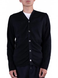 ανδρικό μαύρο black cardigan knit jacket comme des garçons shirt