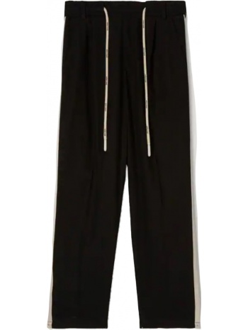 ανδρικό μαύρο track belt pants palm angels σε προσφορά