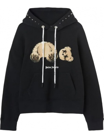 ανδρικό μαύρο punk bear hoodie palm angels σε προσφορά