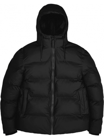 ανδρικό μαύρο black puffer jacket rains σε προσφορά