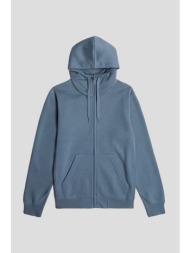 ανδρικό μπλε premium core hooded zip sweater in blue g-star
