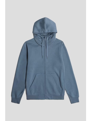 ανδρικό μπλε premium core hooded zip sweater in blue g-star σε προσφορά
