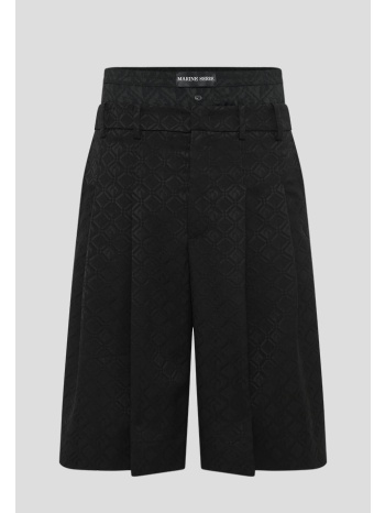 ανδρικό μαυρο moon diamond jacquard tailoring shorts marine σε προσφορά