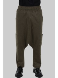 ανδρικό πράσινο wool jersey drop crotch barbara alan