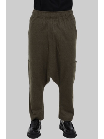 ανδρικό πράσινο wool jersey drop crotch barbara alan σε προσφορά