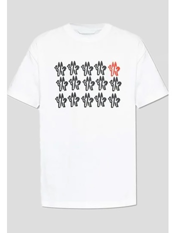ανδρικό logo print t-shirt moncler