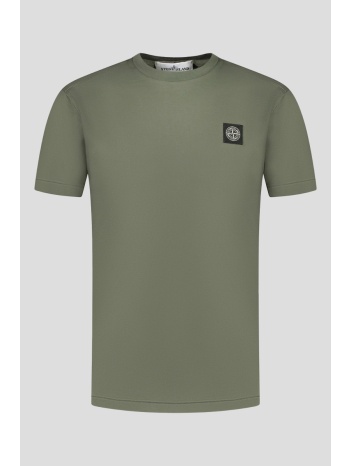 ανδρικό cotton t-shirt in green stone island σε προσφορά